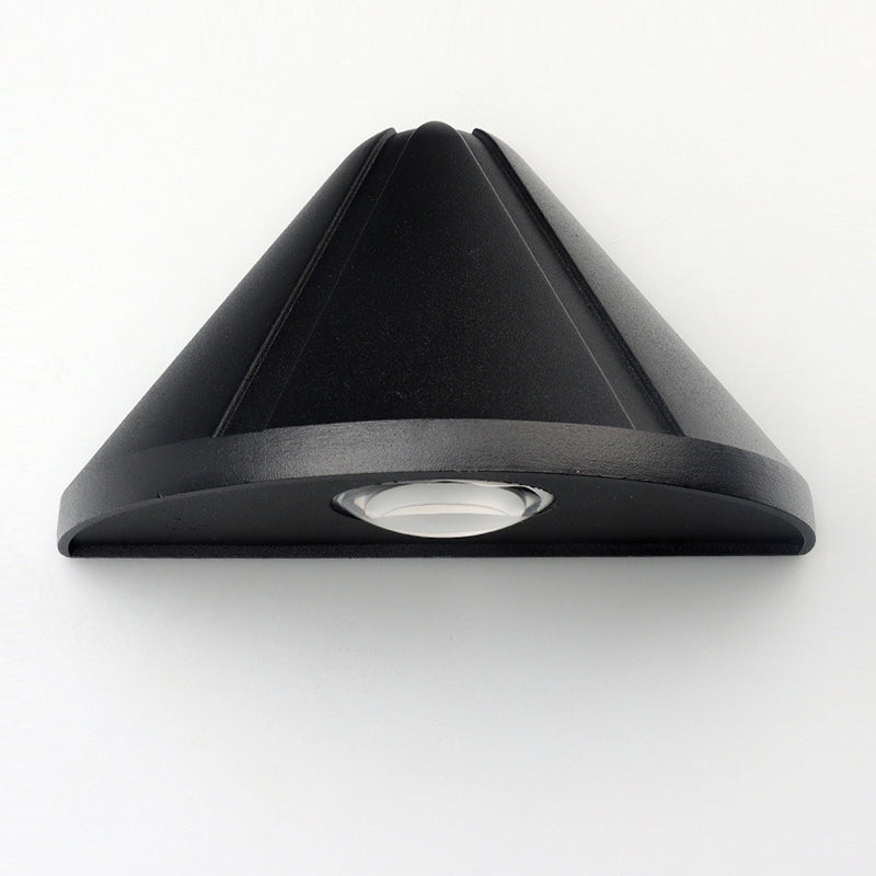 Single Modernism White/Black Wall Mounted Sconce Statement LED Wall Light