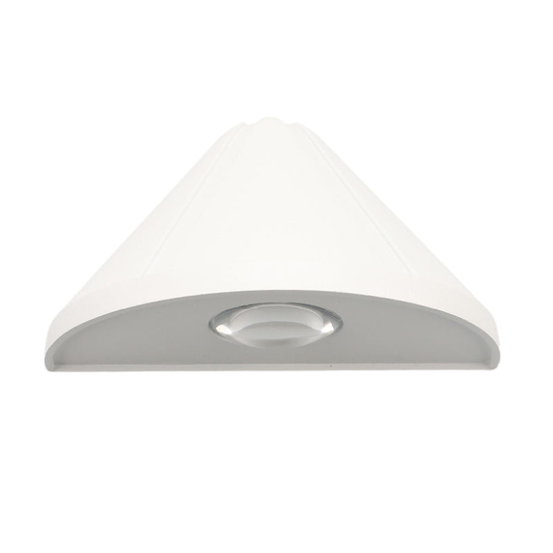 Single Modernism White/Black Wall Mounted Sconce Statement LED Wall Light