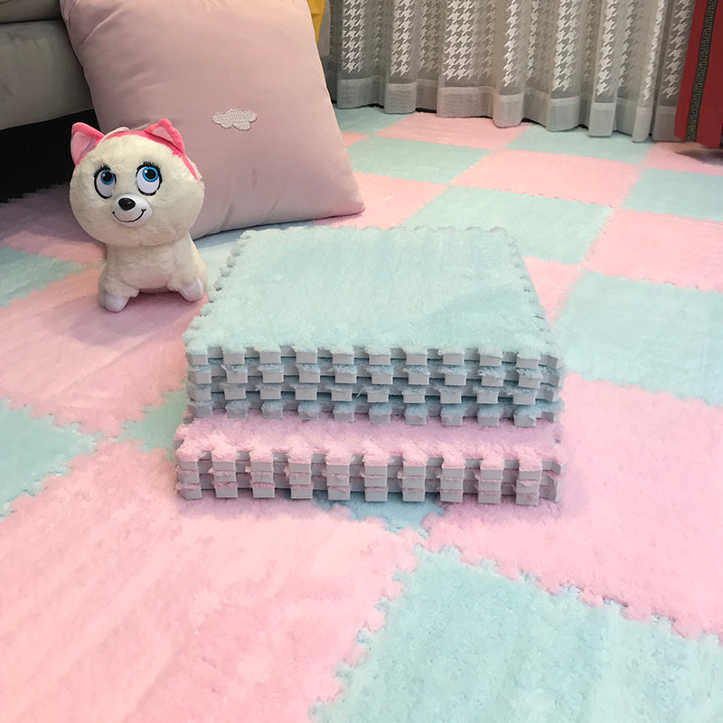 Interlocking Carpet Tiles Color Block Interlocking Carpet Floor Tile