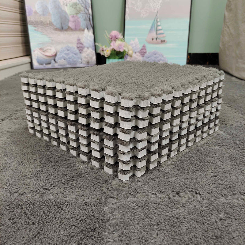 Modern Level Loop Carpet Tile Interlocking Non-Skid Tiles and Carpet