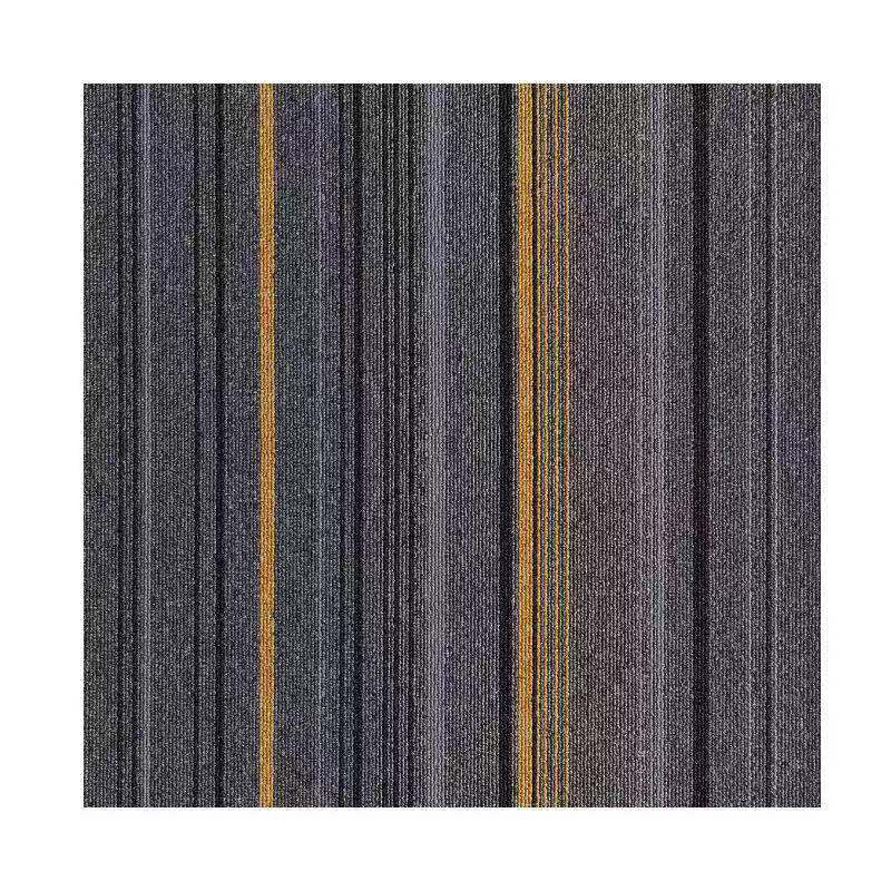 Dark Color Level Loop Carpet Tile Non-Skid Self Adhesive Indoor Office Carpet Tiles