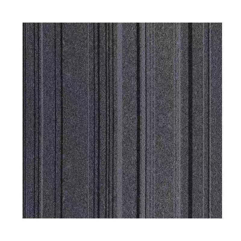 Dark Color Level Loop Carpet Tile Non-Skid Self Adhesive Indoor Office Carpet Tiles