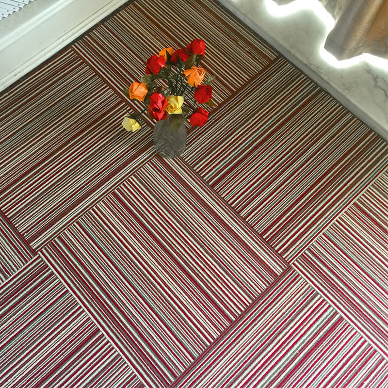 Dark Color Level Loop Carpet Tile Non-Skid Self Adhesive Indoor Office Carpet Tiles