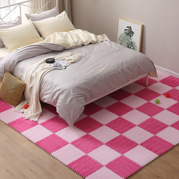 Modern Level Loop Carpet Tiles Color Block Interlocking Carpet Floor Tile