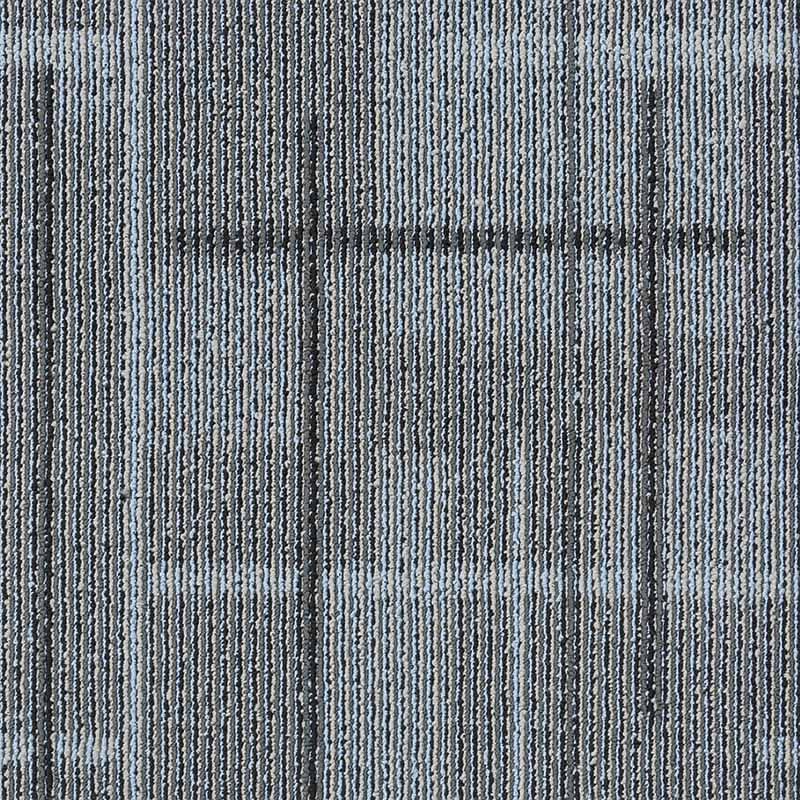 Indoor Level Loop Carpet Tile Dark Color Fade Resistant Loose Lay Carpet Tiles