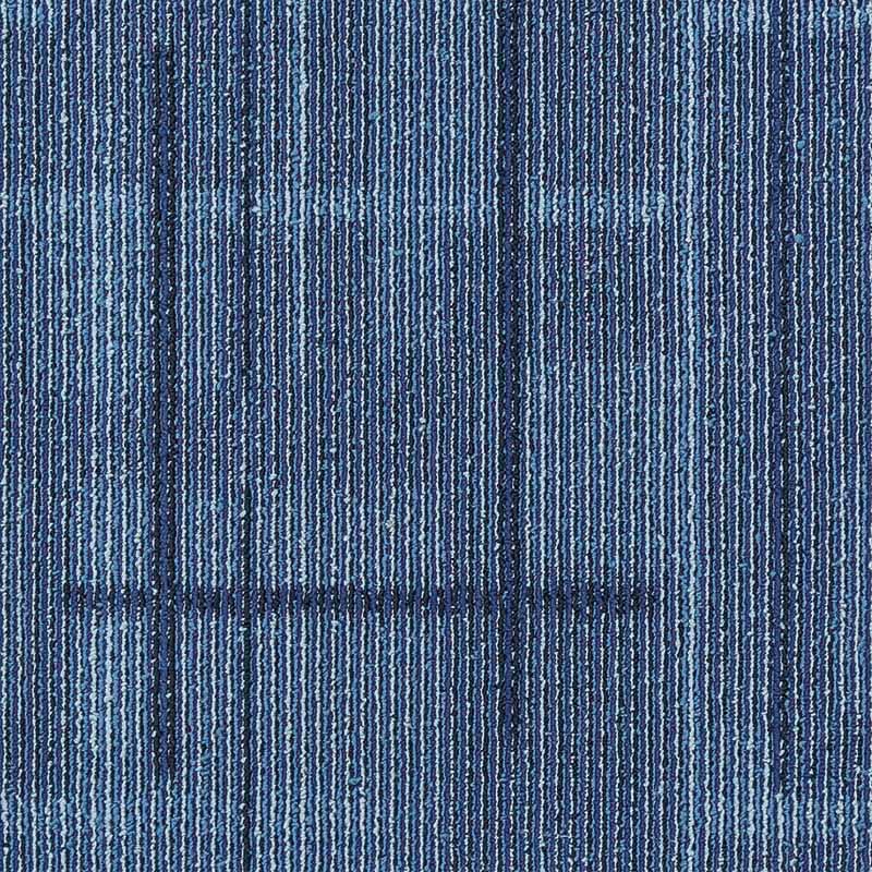 Indoor Level Loop Carpet Tile Dark Color Fade Resistant Loose Lay Carpet Tiles