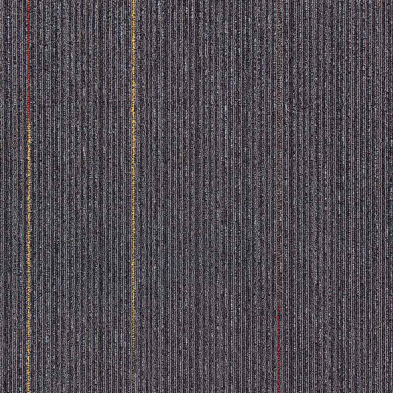 Indoor Level Loop Carpet Tile Dark Color Fade Resistant Loose Lay Carpet Tiles