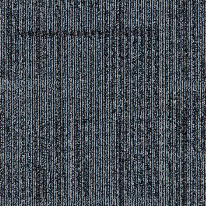 Indoor Level Loop Carpet Tile Dark Color Fade Resistant Loose Lay Carpet Tiles