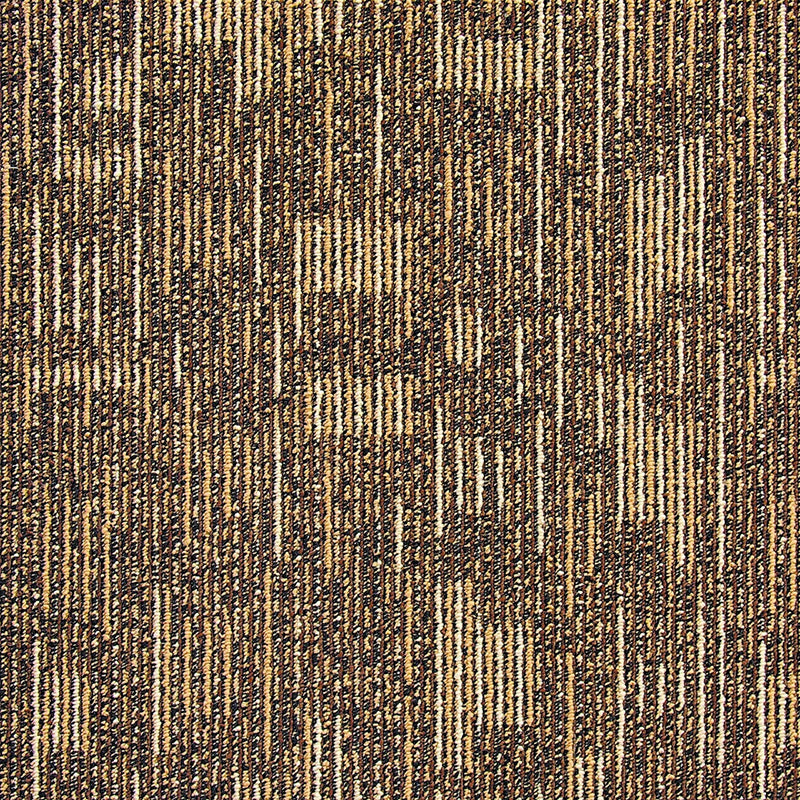 Loose Lay Indoor Carpet Tiles Dark Color Non-Skid Level Loop Carpet Tile