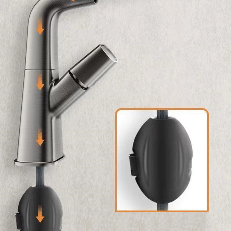 Pull-out 1 Hole Bathroom Faucet with Water Hose Vessel Faucet