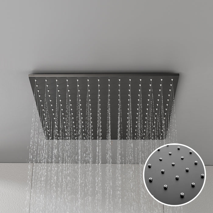 Modern Shower Trim Brass Slide Bar Included Adjustable Shower Head Shower Combo