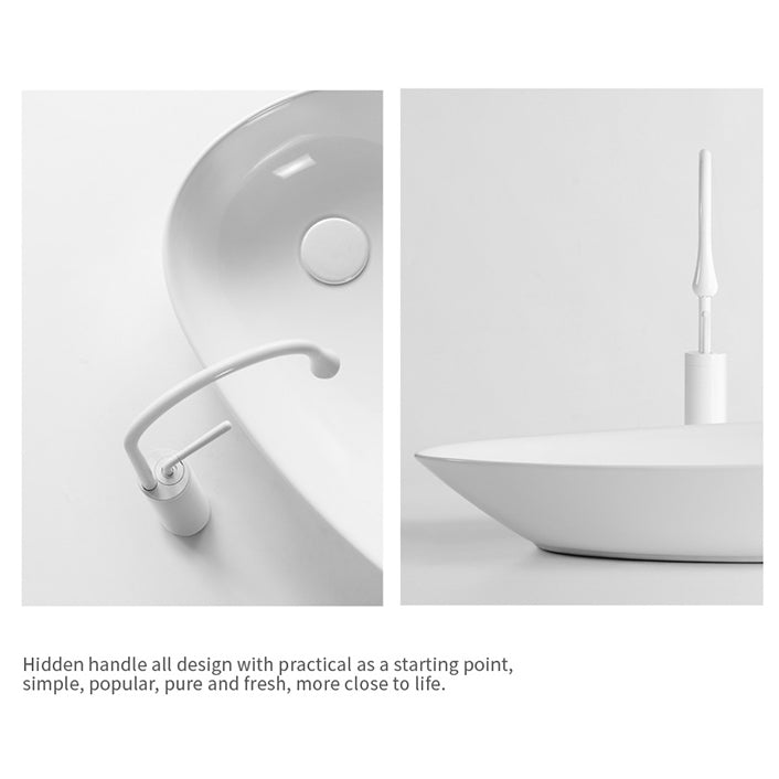Modern Bathroom Sink Specialty Porcelain Shut-Off Valve Included Vessel Lavatory Sink