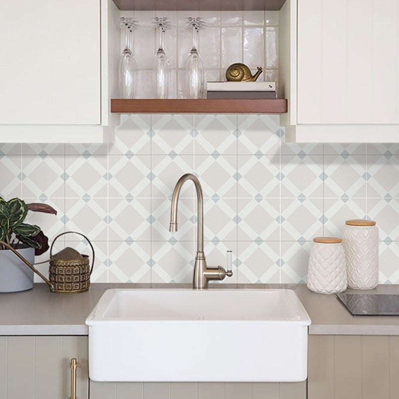 Interior Vinyl Flooring Peel and Stick Square Print Waterproof Vinyl Flooring