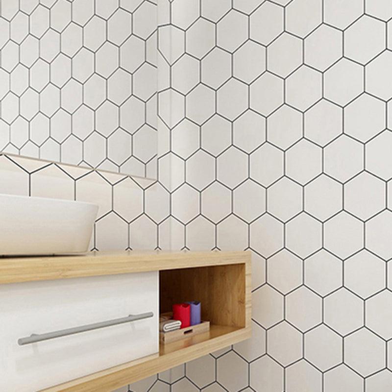 Modern Backsplash Wallpaper Peel and Stick Mosaic Tile for Bathroom