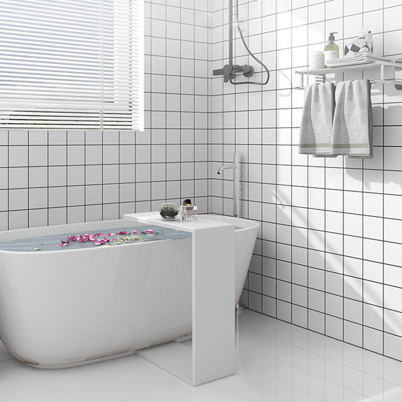 Modern Backsplash Wallpaper Peel and Stick Mosaic Tile for Bathroom