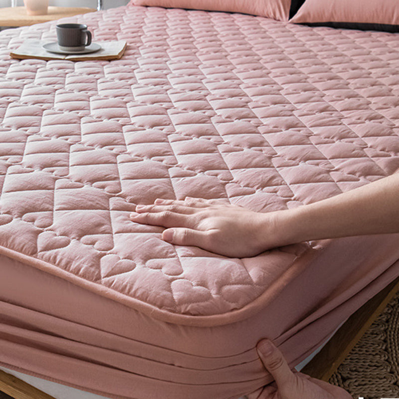 Breathable Cotton Fitted Sheet 3 Piece Solid Color Bed Sheet Sets