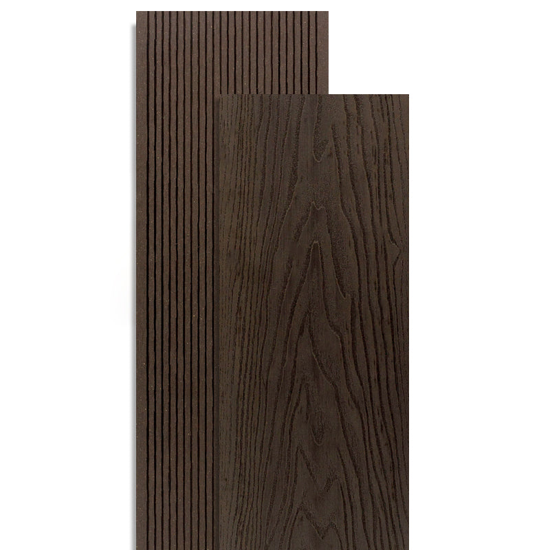 Rectangle Composite Deck Plank 157.5" x 5.5" Outdoor Patio Flooring Plank