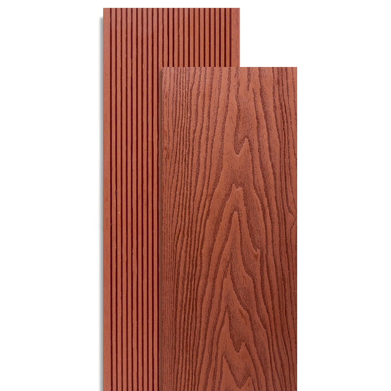 Rectangle Composite Deck Plank 157.5" x 5.5" Outdoor Patio Flooring Plank