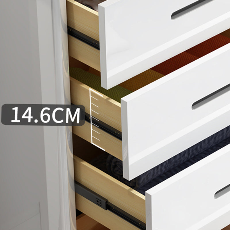 Contemporary Stone Storage Chest Bedroom White Chest with Black Legs