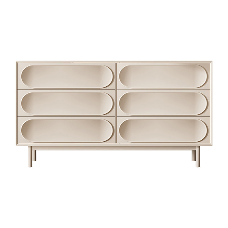Ultra-Modern Double Dresser Birch Storage Chest Dresser for Bedroom