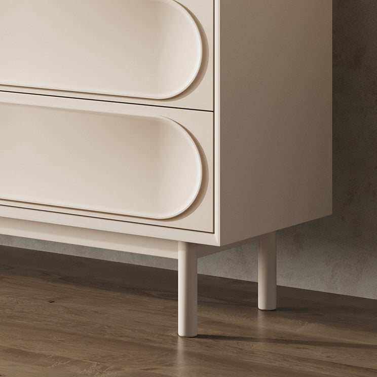 Ultra-Modern Double Dresser Birch Storage Chest Dresser for Bedroom