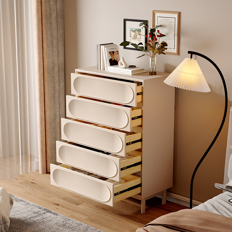 Ultra-Modern Double Dresser Birch Storage Chest Dresser for Bedroom