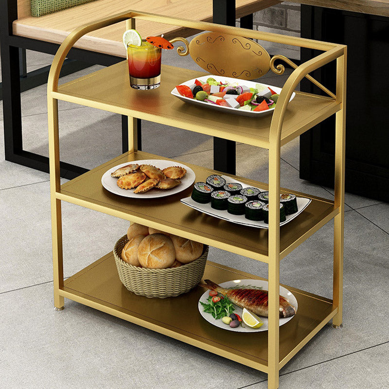 3-Tier Open Storage Prep Table Home Dining Modern Kitchen Trolley
