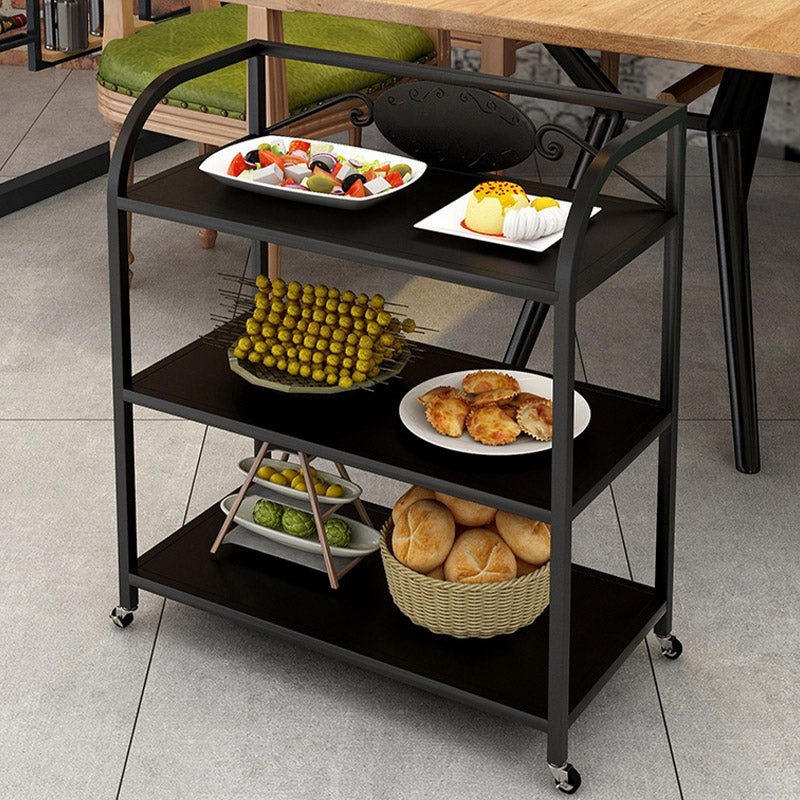 3-Tier Open Storage Prep Table Home Dining Modern Kitchen Trolley