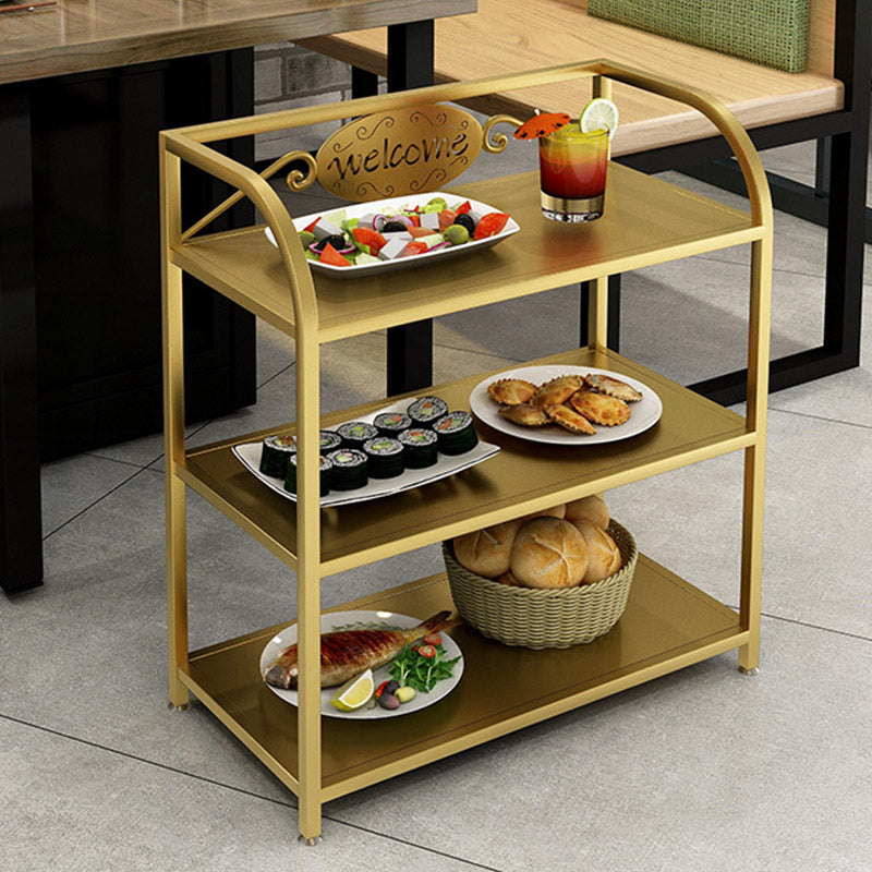 3-Tier Open Storage Prep Table Home Dining Modern Kitchen Trolley