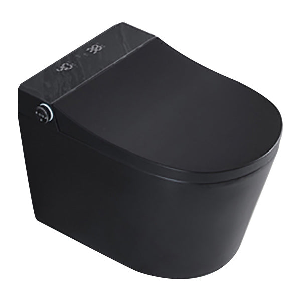 Elongated Wall Hung Toilet Ceramic Smart Toilet with Unlimited Warm Water