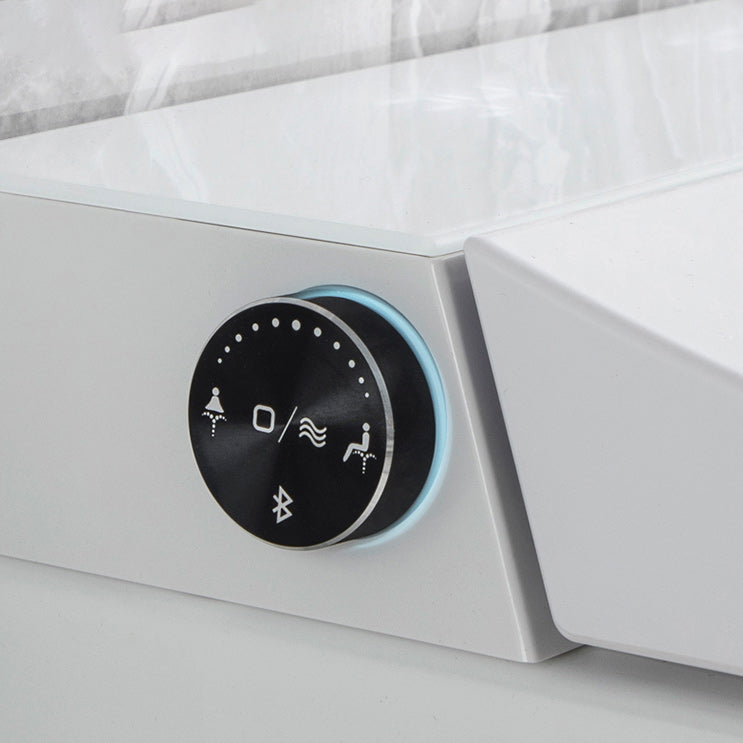 Elongated Wall Hung Toilet Ceramic Smart Toilet with Unlimited Warm Water