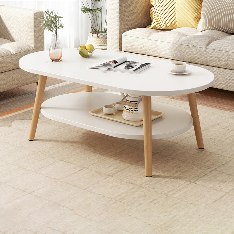 Modern Coffee or End Table Artificial Wood Coffee Table with 4 Legs