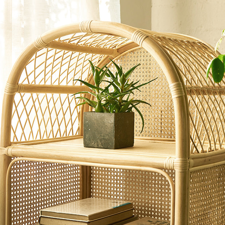 Contemporary Wooden Bookcase Closed Back Standard Bookshelf with Shelves