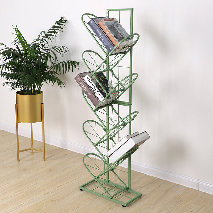 Modern Style Shelf Bookcase Metal Etagere Bookshelf with Shelves