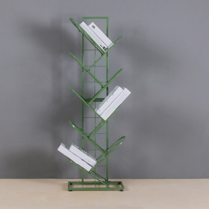 Modern Style Shelf Bookcase Metal Etagere Bookshelf with Shelves