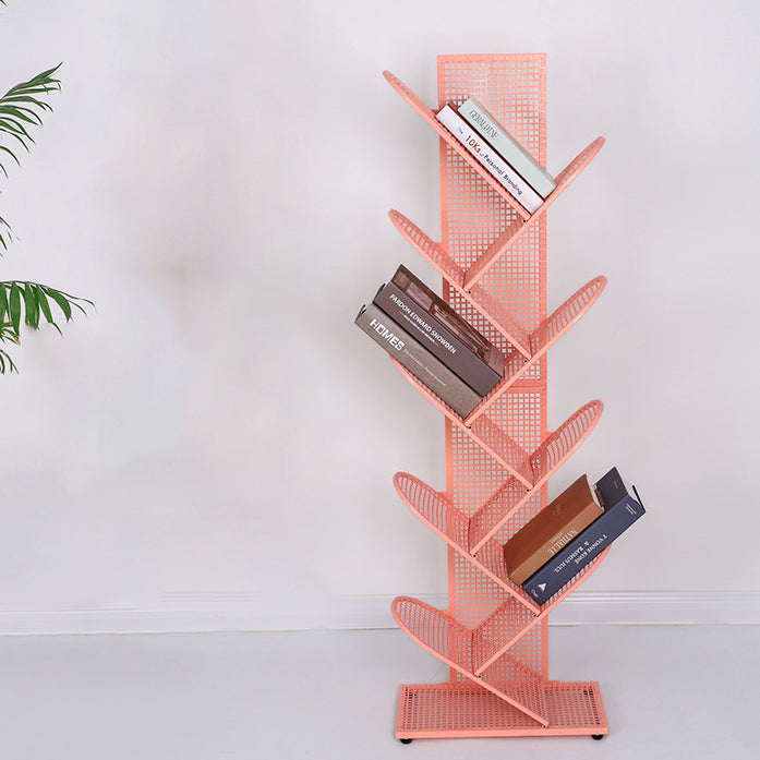 Modern Style Shelf Bookcase Metal Etagere Bookshelf with Shelves
