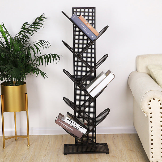 Modern Style Shelf Bookcase Metal Etagere Bookshelf with Shelves