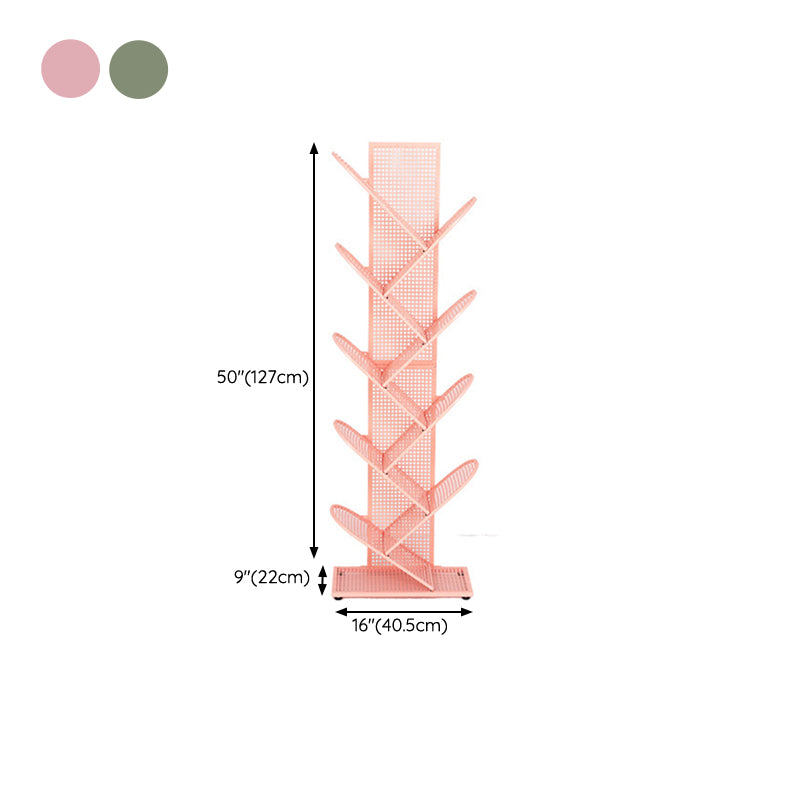 Modern Style Shelf Bookcase Metal Etagere Bookshelf with Shelves