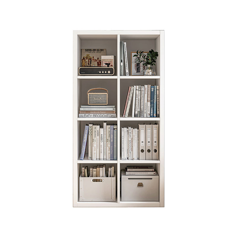 Modern Closed Back Bookcase Engineered Wood Bookshelf with Shelves for Home Office