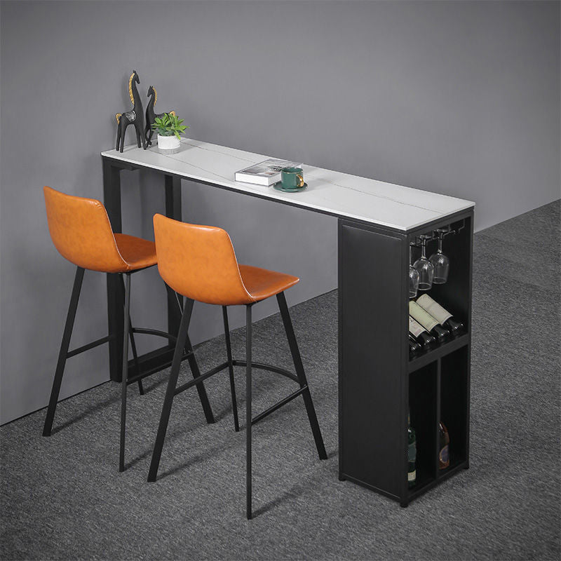 Sintered Stone Bar Table Rectangle Dining Table for Kitchen Living Room Coffee Room