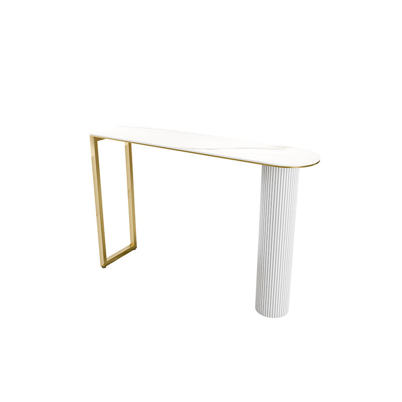 Stone Bar Table Specialty Contemporary Pub Table for Cafe and Breakroom