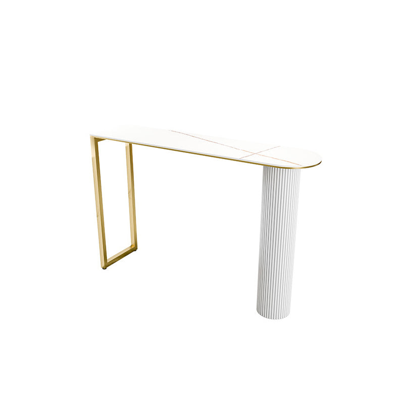 Stone Bar Table Specialty Contemporary Pub Table for Cafe and Breakroom