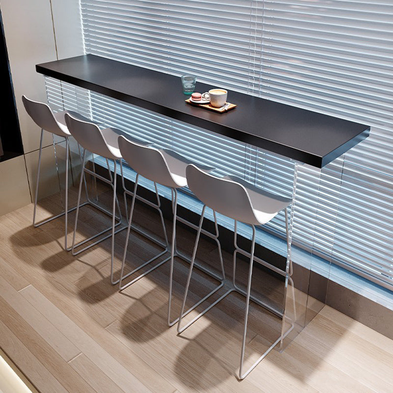 Glam Solid Wood Bar Table Tulip Dining Table for Kitchen Living Room