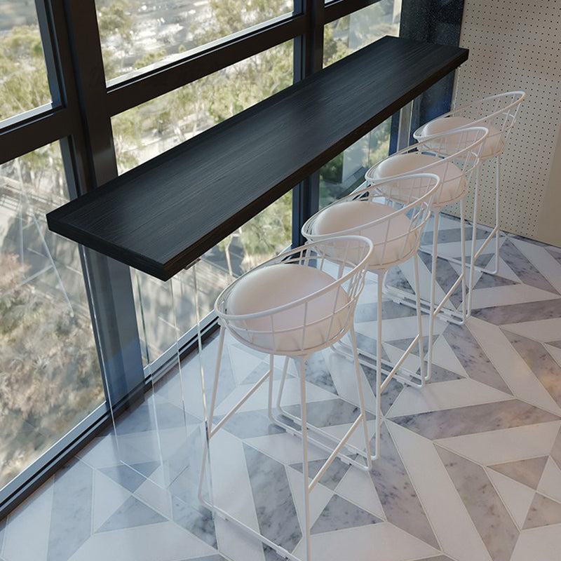 Glam Solid Wood Bar Table Tulip Dining Table for Kitchen Living Room