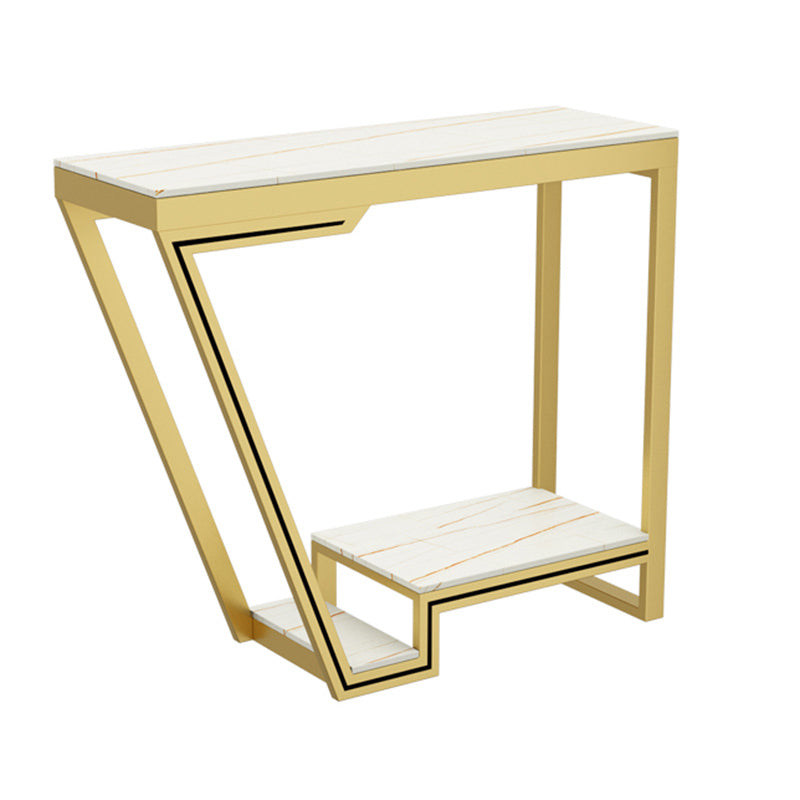 Modern Rectangle Bar Height Table Stone Bar Dining Table for Living Room