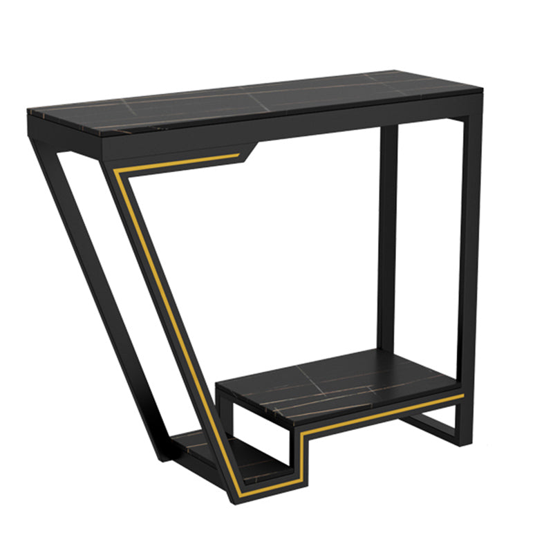 Modern Rectangle Bar Height Table Stone Bar Dining Table for Living Room