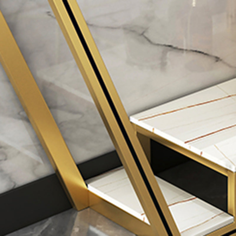 Modern Rectangle Bar Height Table Stone Bar Dining Table for Living Room