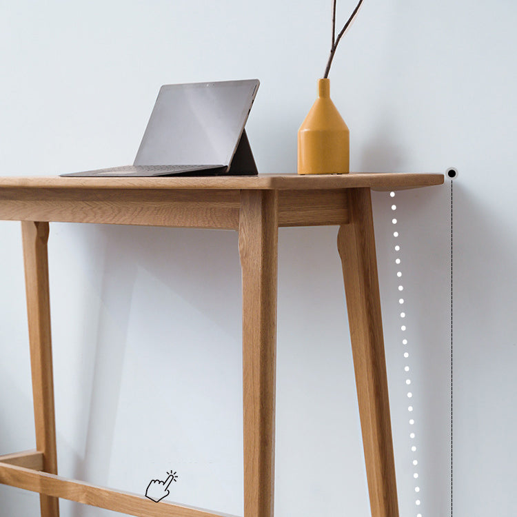 Modern 4 Legs Bistro Bar Table Solid Wood Bar Table for Living Room