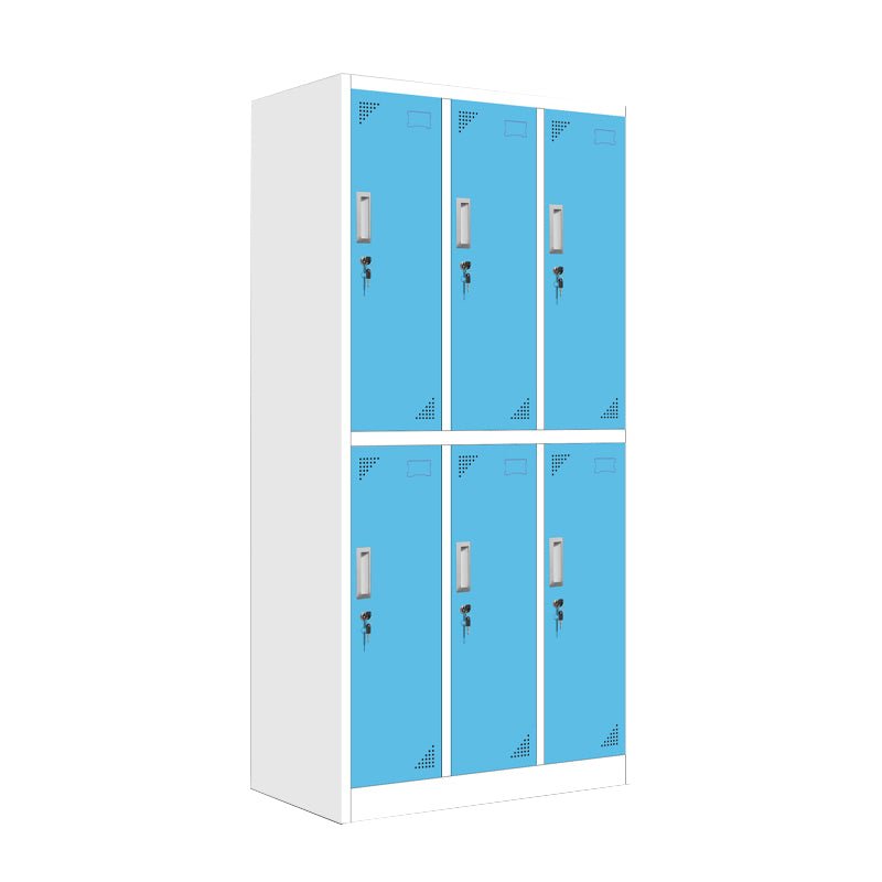 Modern Metal Hinged Door Storage Cabinet Matte Finish Cabinet for Home