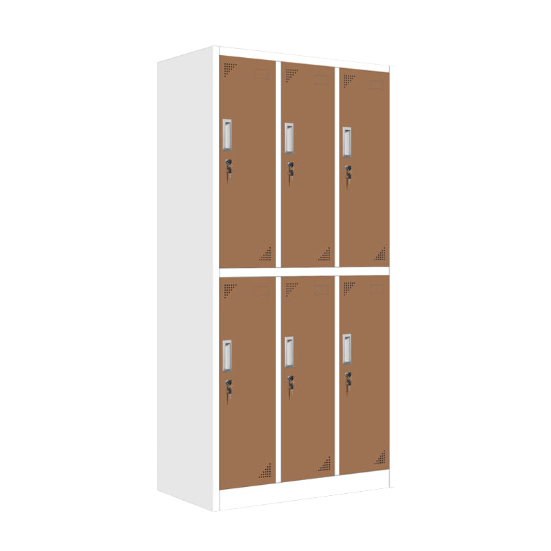 Modern Metal Hinged Door Storage Cabinet Matte Finish Cabinet for Home